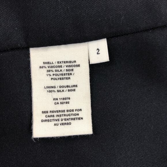 Helmut Lang Shawl Collar Crop Pinstripe Blazer - Picture 7 of 11